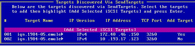 10. Configuring and Managing iscsi Targets with the iscsiselect Utility Adding iscsi Targets 112 11. Set the Header Digest to Yes if you want to enable the header digest.