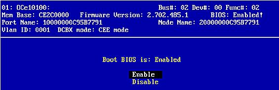 6. Using the FCoE Boot BIOS Utility for x86 and x64 Architectures Scanning for Target Devices 81 Figure 6-3 BIOS Status Screen