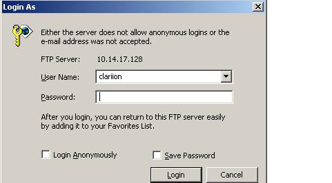 Recovering an SP Boot Image Using FTP 7. Enter y to continue. 8. Open a browser or an FTP client software package.