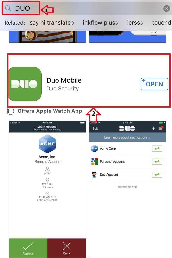 3.8. On the integrate the Duo phone app web page, you are