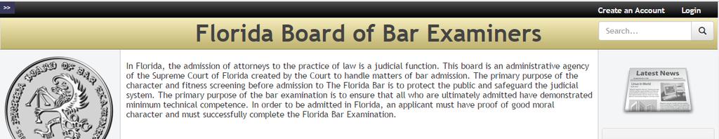On the Florida Board of Bar Examiners