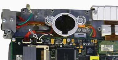 To remove the loudspeaker unit - Remove the two screws (T10) holding the loudspeaker