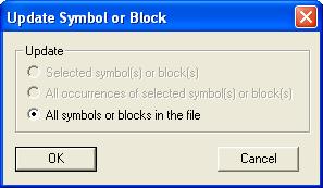 Update symbols Right-click in the blank space of the Graphic Editor and click Update Symbol or Block. Click OK. 17.