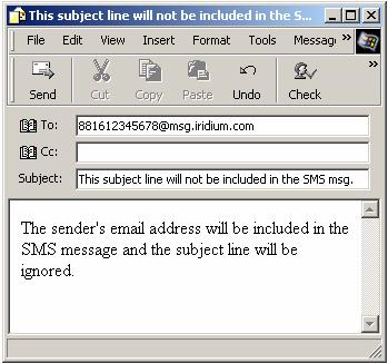 Therefore, some of the SMS characters might not be supported by the e-mail server or some of the ASCII characters might not be supported by SMS.