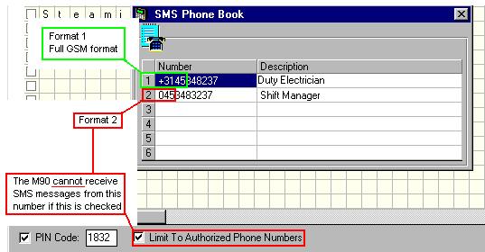 You can also add a description to identify who is being called. Entering numbers in the Phone Book 1. Open the Phone Book by clicking the button on the toolbar. 2.