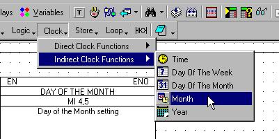 Clock Functions menu. 11.