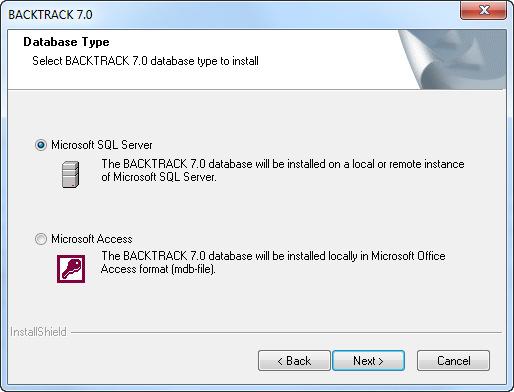 Installing BACKTRACK Chapter 2-5 7 On the License Server window, do one of the following: If you plan to use BACKTRACK as a single-user version, you do not need to worry about the License Server