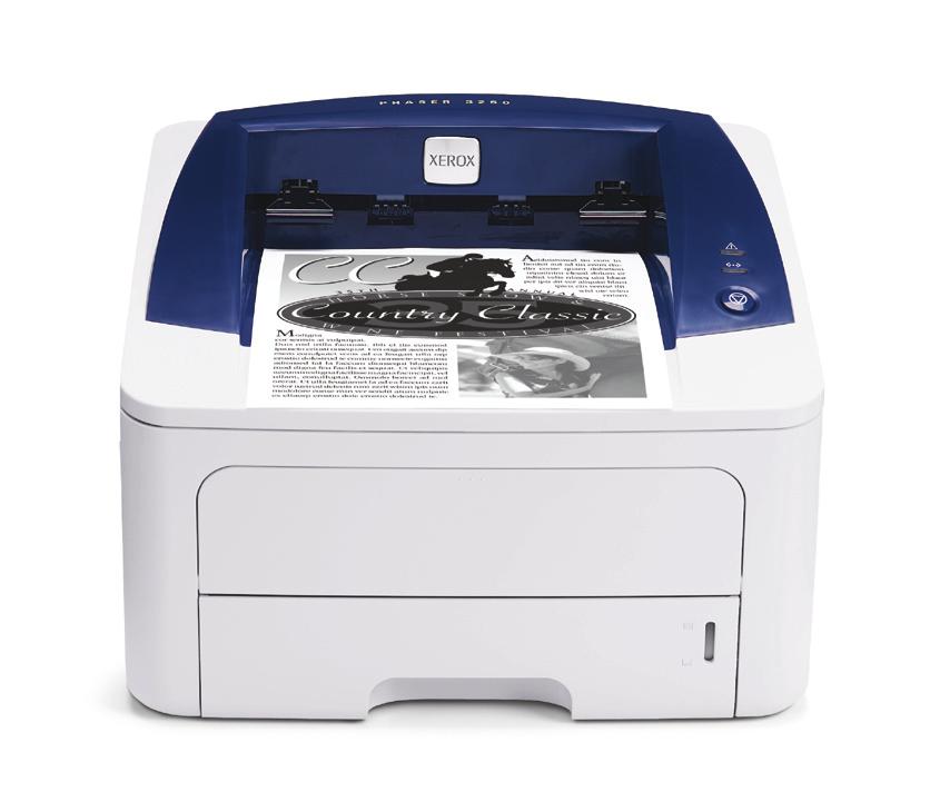 Section 1: Introducing the Xerox Phaser 3250 Laser Printer Product Overview Whether supporting one user or a small workgroup, the Phaser 3250 laser printer offers the ultimate combination of fast