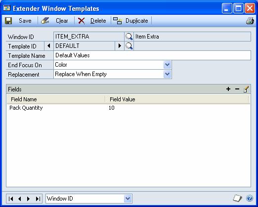 They can be used to enter data more quickly by automatically assigning values. To create a new Window template: 1.