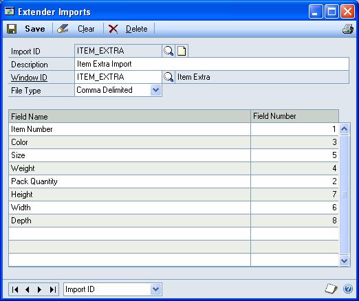 Chapter 11: Imports This chapter will guide you through the creation of an Extender Import. An Extender Import can be used to import data into an Extender Window.