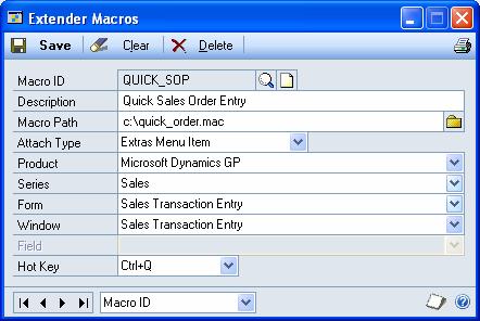 Chapter 12: Macros This chapter will guide you through the creation of an Extender Macro.