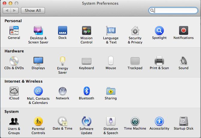 To manage monitor configurations in the Mac OS X