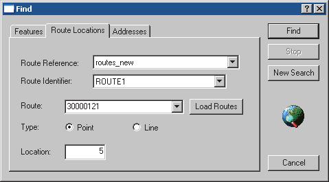 Finding route locations In many linear referencing applications, you will discover that you will often need to find a location along a route.