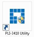 Utility Configuration Accessing LevelOne PLI-3410 HomePlug AV 200 Utility Click the icon of PLI-3410 on desktop LevelOne PLI-3410 200Mbps HomePlug AV Wireless Combo Adapter Utility