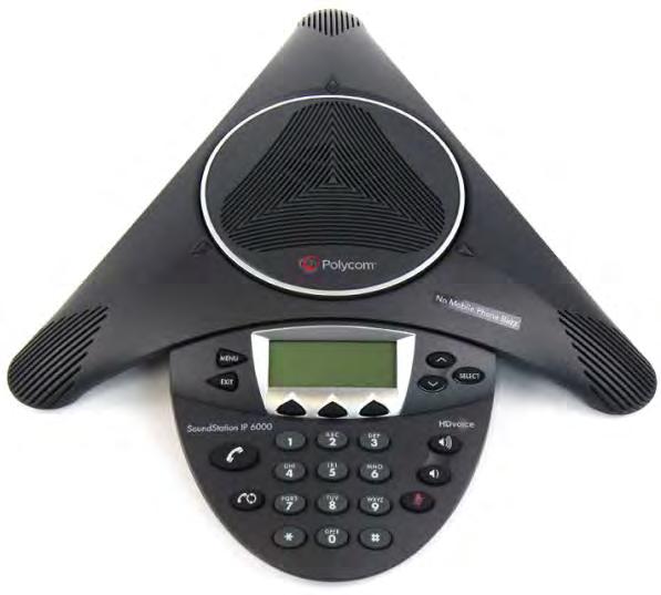 Polycom VVX 6000 2 1 2 11 12 13 10 9 8 4 2 5 6 3 7 # Item Description 1 Speaker Allows for ringer and hands-free audio output 2 Microphones Provides 360 coverage by three internal microphones 3