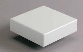 replaceable edge, Antistatic, light grey 30 mm panel with
