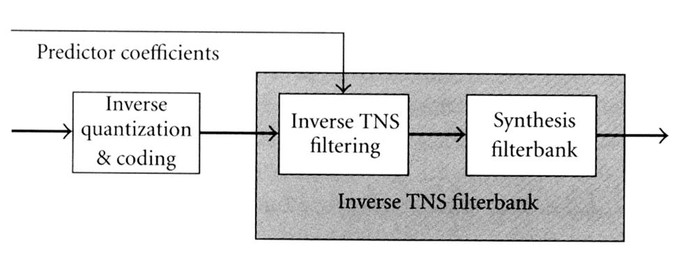 TNS is basically a technique that performs noise shaping by applying linear prediction at MDCT coefficients.