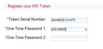 Enter this number into the One-Time Password One field. Wait 30 seconds.