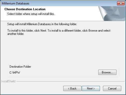 Expert/Enterprise version 5.0. Click Yes to continue. 4. The Choose Destination Location screen will appear.
