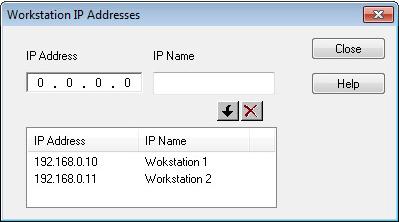 Login to the Setup Millennium program and select Options > Configuration Workstation Addresses from the menu.