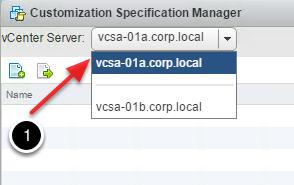 Select vcsa-01a.corp.local 1.