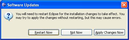 Software Updates Dialog Box When the installation of the updater is complete, you can move on to install the CDE. 3.2.