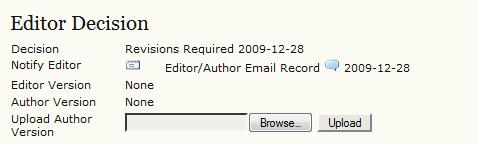 From this section you can notify the editor once you have submitted your revised submission file, view the reviewer comments (click on the cloud icon), and