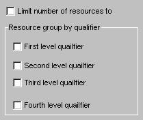 To achiee better performance, set this alue to a number between 50 and 300. 4. Optional: Select the leel qualifiers by which you want to group discoered resources. The options are shown in Figure 15.