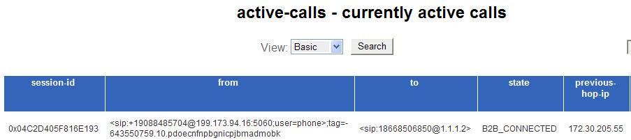 Additional information about the call is available by continuing to scroll right, as shown below.