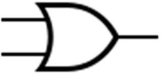 Boolean Gates OR gate Figure 3: The ANSI symbol of an OR gate.