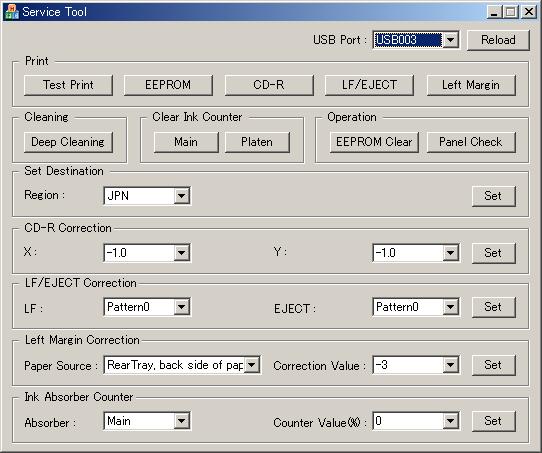 2. ADJUSTMENT / SETTINGS 2-1. Service Mode < Service mode operation procedures > Use the Service Tool on the connected computer. 1) Start the printer in