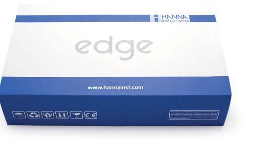 Ordering Information Digital Electrodes for edge All edge single parameter meters are supplied with: ph electrodes (for HI2002 only) Sensor Check HI11310 Single ceramic, double junction, glass body,