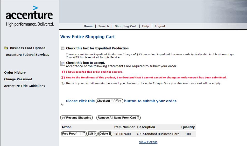 Shopping Cart 1. You have the option to expedite their order at an extra cost of $35, but are highly encouraged not to. 2. Check the second checkbox Check this box to accept.