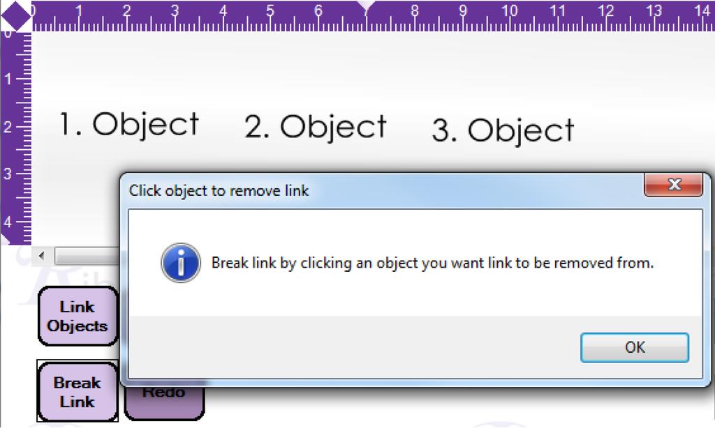 To add a 4th object to the already linked 3 objects you need to individually link object 4 to objects 1, 2 and then 3.