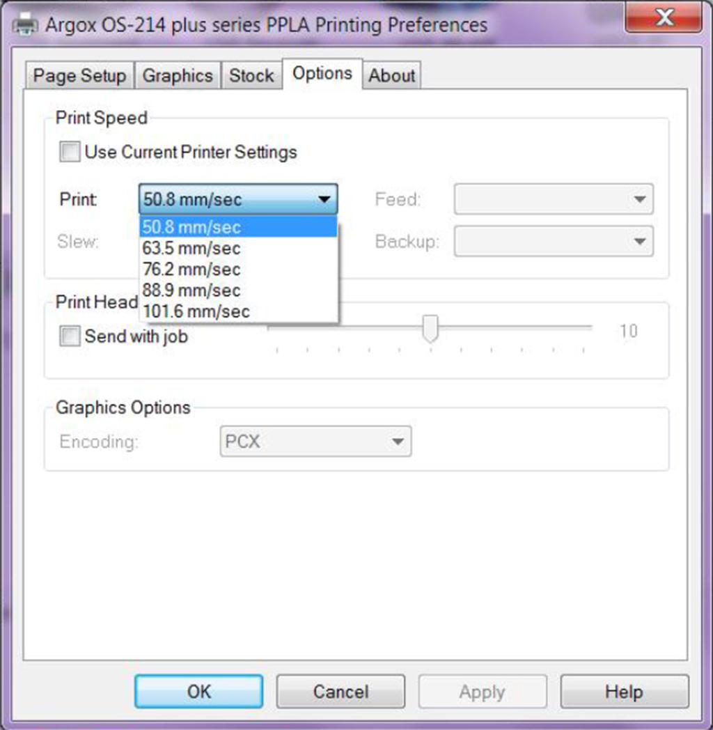 Adjust settings within 'Printing Preferences' continued.