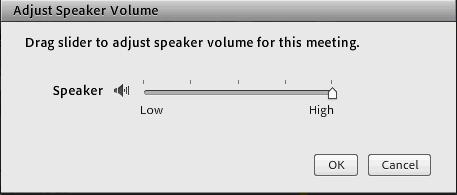 audio. Click the speaker icon to quickly toggle this option.