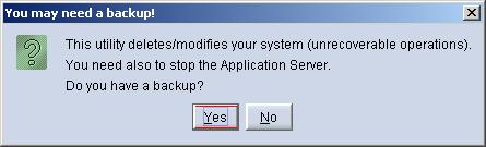 15) Confirm that you have a current back up of your database.