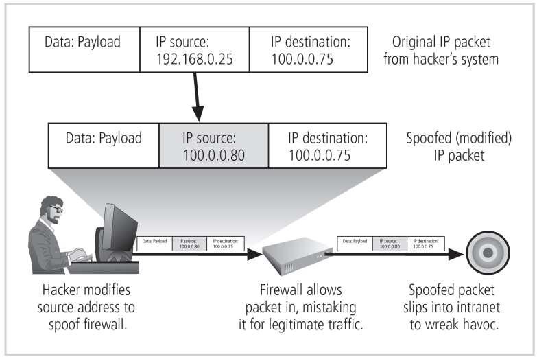 Figure 1-6 IP spoofing
