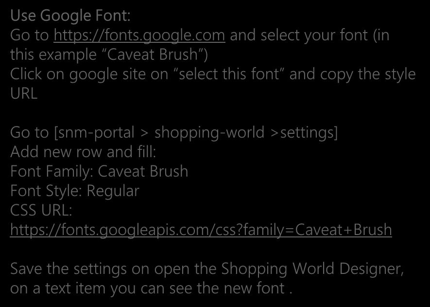 Add new Font Use Google Font: Go to https://fonts.google.