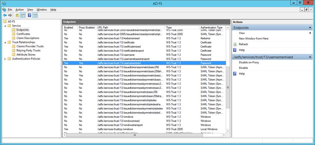 Add ADFS Relying Party 1. From the ADFS Management Console, expand the Trust Relationships directory. 2.