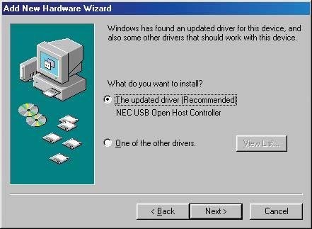 Windows 98SE Users Windows 98 may prompt you for the Windows 98 Setup disk.