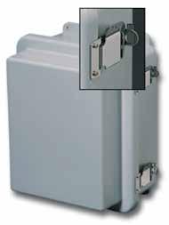 Full length stainless steel hinged cover Stainless steel screws Extended depth cover Legacy Fiberglass - Extended Depth Hinged Screw Cover Boxes L-FJ604CHNFSCX 7.50 x 5.47 x 6.22 5.84 x 3.85 x 5.95 6.