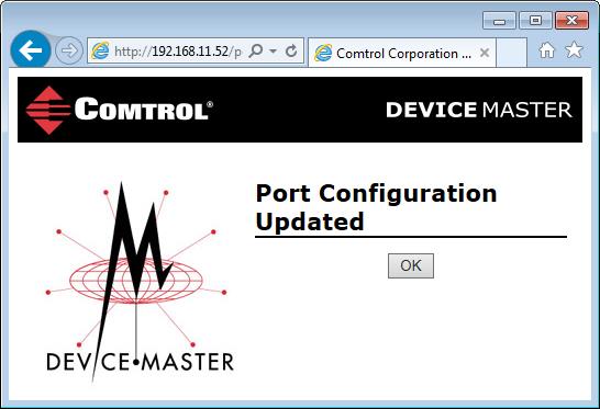 Note the Port number as it is needed later in this procedure. In this example, the port number is 8000. 7.