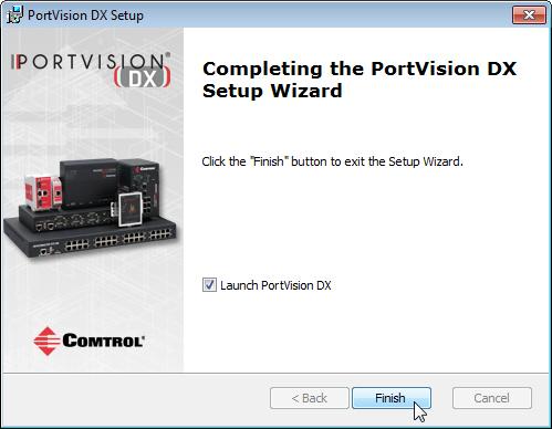 Installing PortVision DX 8. Depending on the operating system, you may need to click Yes to the Do you want to allow the following program to install software on this computer? query. 9.