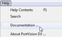 Accessing DeviceMaster Documentation from PortVision DX Accessing DeviceMaster Documentation from PortVision DX You can use this procedure in PortVision DX to download and open the previously