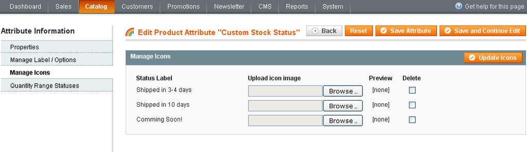 2. Upload of icons for custom stock statuses Once you ve browsed icons for the stock