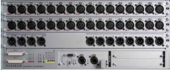 Stageboxes COST-EFFECTIVE EXPANSION OPTIONS FOR SOUNDCRAFT DIGITAL MIXING CONSOLES.
