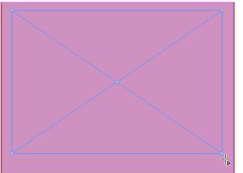 This is Layer 2, into which you will import a graphic. 9. In the Tools panel, select the Rectangle Frame tool. 10.