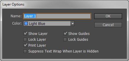 Working with layers Each document includes at least one named layer.