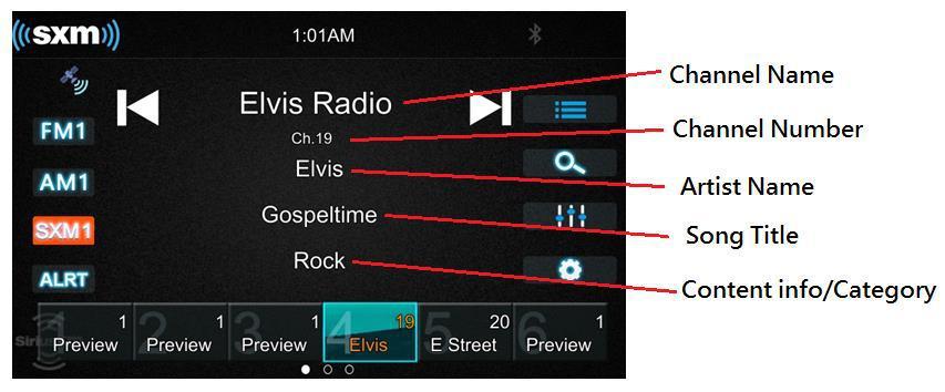 If the screen is shown Check Tuner as below, check the SiriusXM tuner connection.